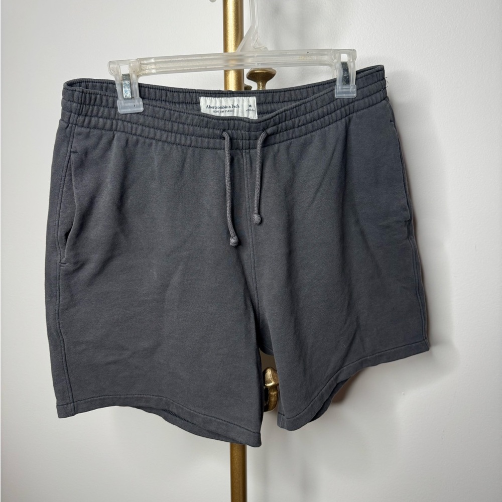Abercrombie & Fitch Charcoal Fleece Shorts